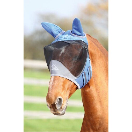 Shires Deluxe Fijnmazig Vliegenmasker met oren