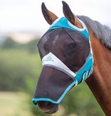 Shires FlyGuard Pro fijnmazig vliegenmasker met ooruitsparingen en neusflap
