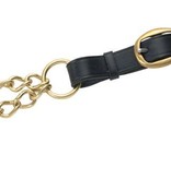 Blenheim Blenheim Lederen Leidteugel met Kleine Newmarket Ketting