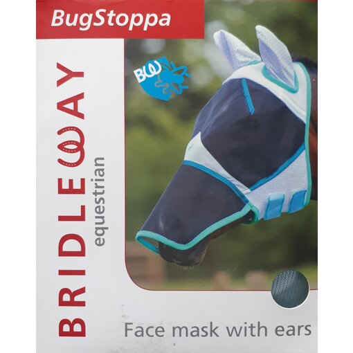 Bridleway Vliegenmasker met oren en neusflap