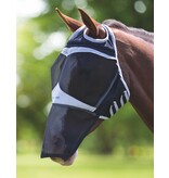 Shires FlyGuard Pro fijnmazig vliegenmasker met ooruitsparingen en neusflap