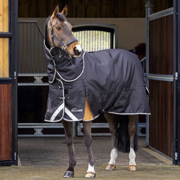Highlander Plus 200 gram Turnout Rug  & Neck Set 1200D