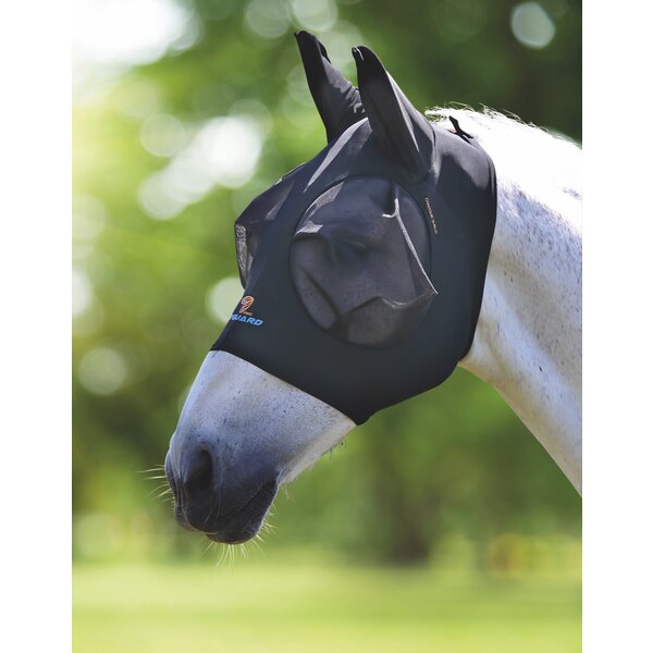 FlyGuard Pro stretch vliegenmasker - 180° voor gevoelige ogen