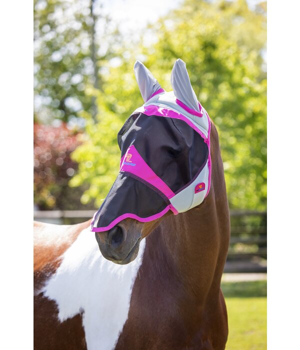 Shires FlyGuard Pro Air Motion Vliegenmasker met Oren en Neus