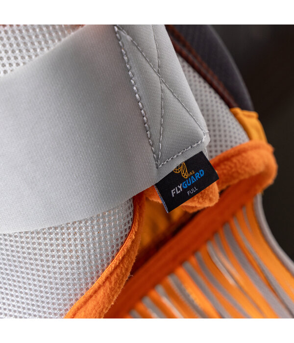 Shires FlyGuard Pro Air Motion Vliegenmasker met oren en neusstrings