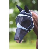 Shires Fijnmazig Vliegenmasker met oren en neusflap