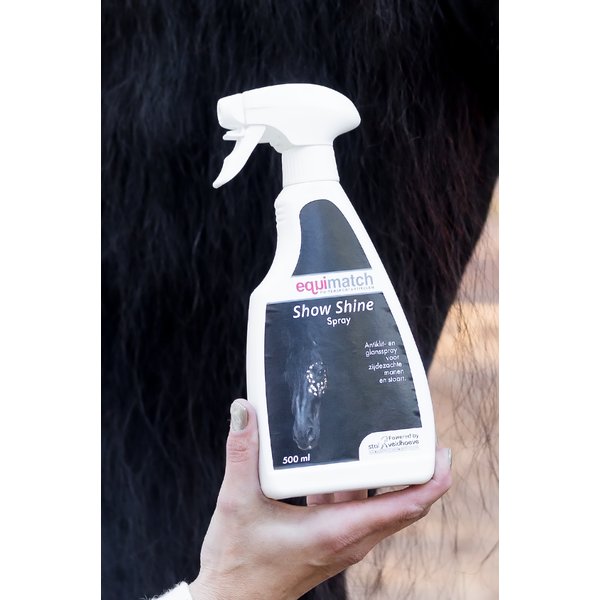 Equimatch Show Shine spray–Luxe ontklitter& Zijdeglansspray