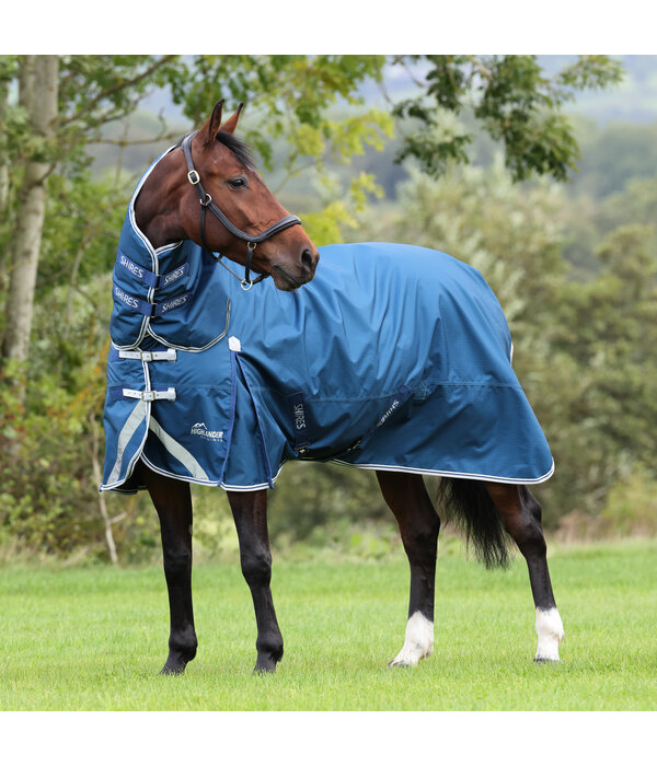 Shires  Highlander Original 50g combo Turnout Deken - Droog & comfortabel – zelfs op zachte, natte dagen