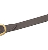 Velocity Velociti GARA Leren LeidTeugel met Messing Ketting – 61 cm | 22 mm breed