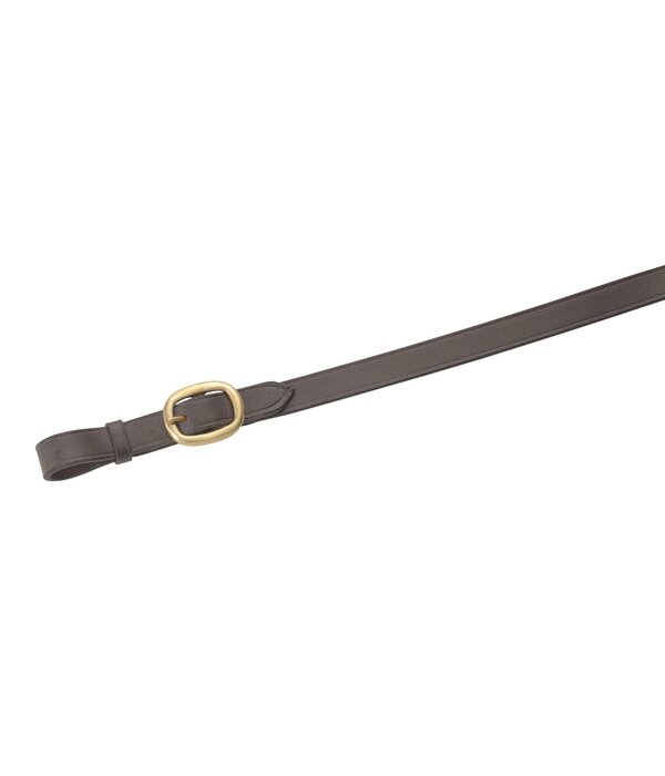 Velocity Gara Velociti GARA Leren LeidTeugel met Messing Ketting – 61 cm | 22 mm breed