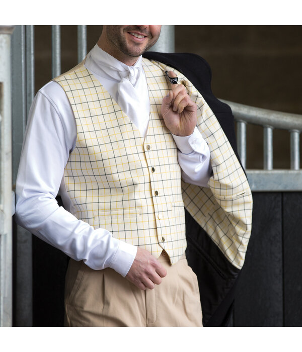 Equetech: Stijl, Comfort & Vakmanschap Klassiek Tattersall-ruitvest voor heren
