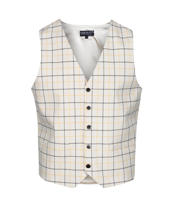 Equetech: Stijl, Comfort & Vakmanschap Klassiek Tattersall-ruitvest voor heren