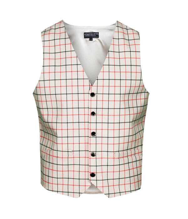 Equetech: Stijl, Comfort & Vakmanschap Klassiek Tattersall-ruitvest voor heren