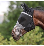 Shires Fijnmazig vliegenmasker met neus strings