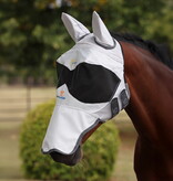 Shires FlyGuard Pro zonwerend vliegenmasker met oren en vierkante neus