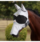 Shires FlyGuard Pro zonwerend vliegenmasker met oren en vierkante neus