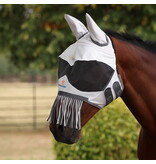 Shires FlyGuard Pro zonwerend vliegenmasker met oren en neusstrings
