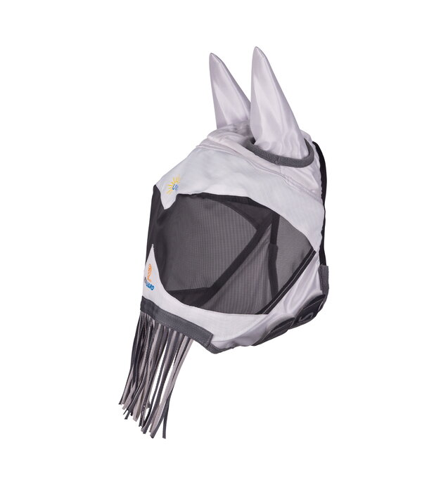 Shires FlyGuard Pro zonwerend vliegenmasker met oren en neusstrings
