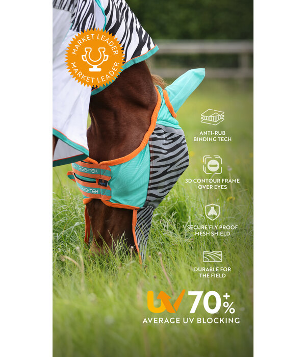 Shires FlyGuard Pro ZEB-TEK vliegenmasker