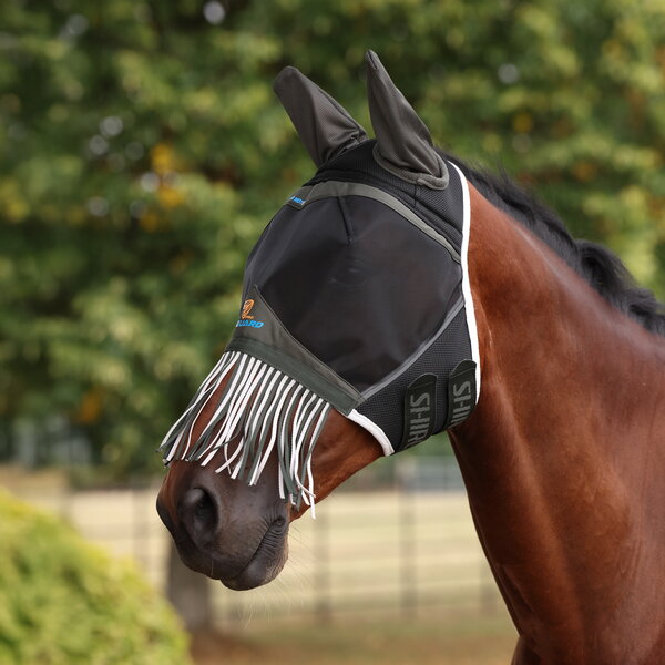 FlyGuard Pro Air Motion Vliegenmasker met oren en neusstrings