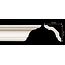 Homestar Stuckleisten Profilleiste C100 (70 x 70 mm), Länge 2 m