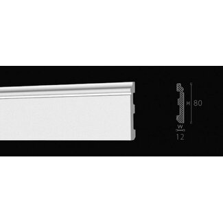 NMC Floorstyl FL1 FLEX (80 x 12 mm), Länge 2 m