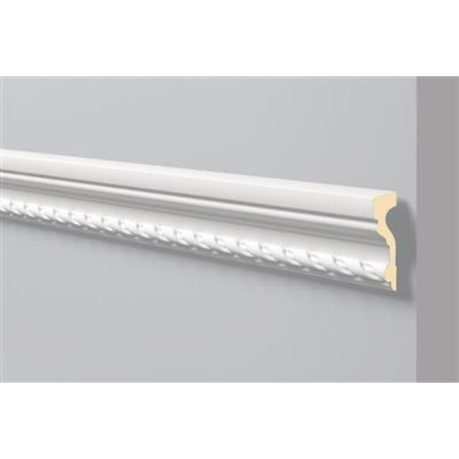 NMC Stuckleisten Profilleiste Wandleisten Arstyl Z1 (105 x 40 mm), Länge 2 m