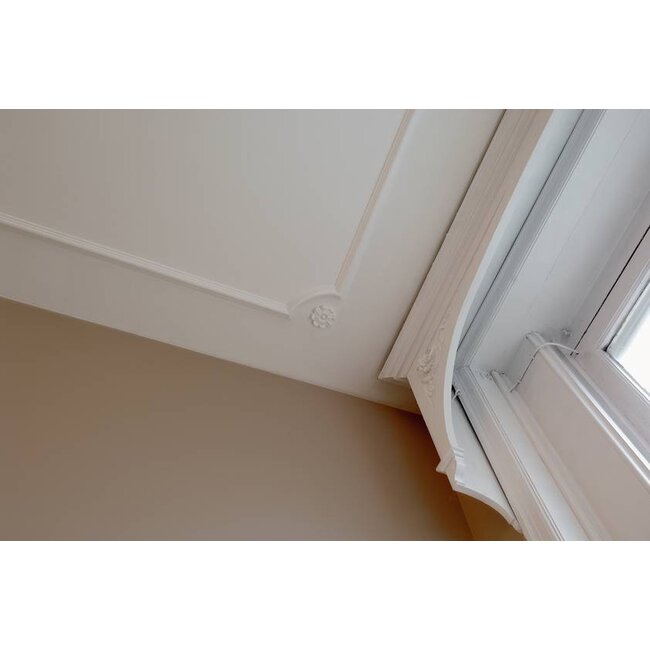 NMC Stuckleisten Profilleiste Wandleisten Arstyl Z10 (40 x 20 mm), Länge 2 m