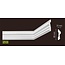 NMC Stuckleisten Profilleiste Wandleisten Arstyl Z13 (80 x 20 mm), Länge 2 m