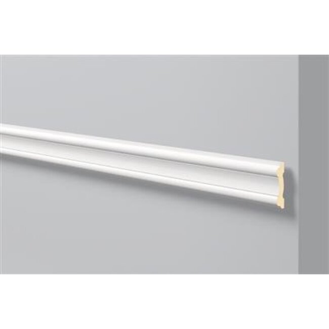 NMC Stuckleisten Profilleiste Wandleisten Arstyl Z1550 (80 x 20 mm), Länge 2 m