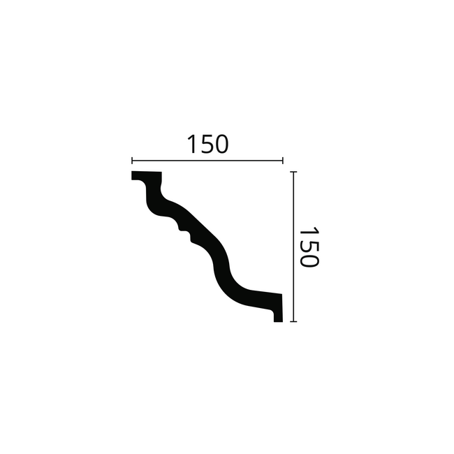 NMC Nomastyl Plus TL (150 x 150 mm), Länge 2 m
