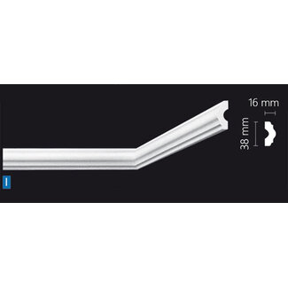 NMC Nomastyl Flachprofile I (38 x 16 mm), Länge 2 m