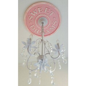 Grand Decor Rosette SWEET DREAMS, Durchmesser 46,0 cm, für das Babyzimmer / Kinderzimmer