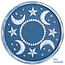 Grand Decor Rosette MOON AND STARS Durchmesser 46,0 cm, für das Babyzimmer / Kinderzimmer