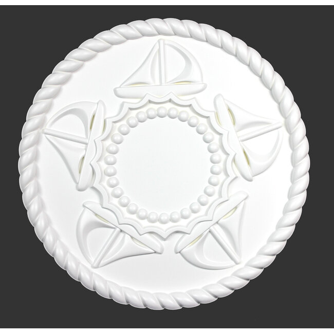 Grand Decor Rosette REGATTA SAILBOATS Durchmesser 46,0 cm, für das Babyzimmer / Kinderzimmer