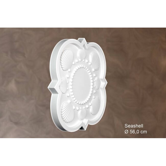 Grand Decor Rosette SEASHELL Durchmesser 56,0 cm, für das Babyzimmer / Kinderzimmer