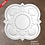 Grand Decor Rosette SEASHELL Durchmesser 56,0 cm, für das Babyzimmer / Kinderzimmer