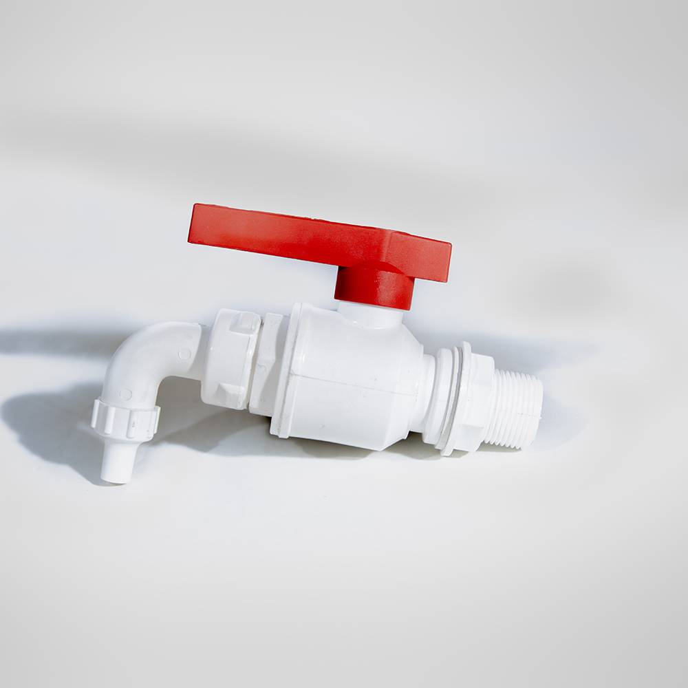 White PVC Tap 1" IN2CONCRETE