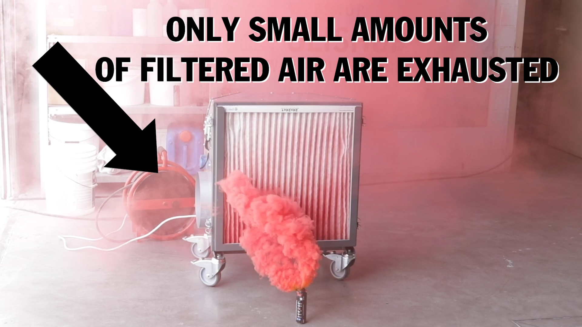 Lavina Air Scrubber vs. Smoke bomb