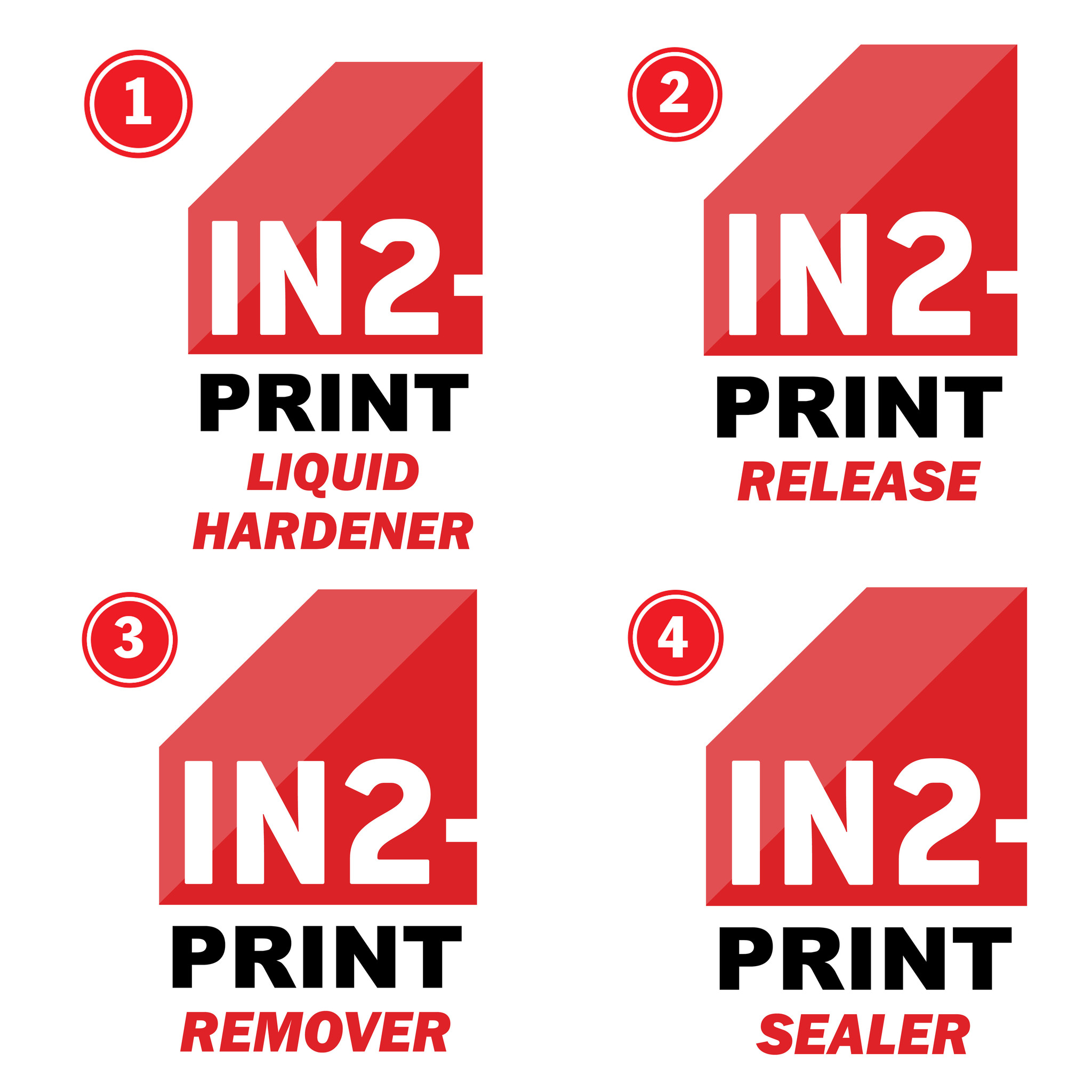 IN2-PRINT Set Chemicals - IN2-CONCRETE