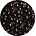Glaskraal 4mm Rond Dark Brown Coffee 100 stuks voor