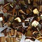 Shell Beads 5-12mm Cognac 50 pieces for