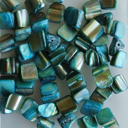 Schelpkralen 5-12mm Sea Blue 50 stuks voor