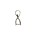 Hangertje zilverkleurig. 4x13mm. Voor kleine Pendant hangertjes.