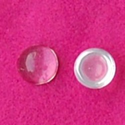 Cabochon. Transparant Glas. Rond. 10mm.