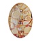 Cabochon Ovaal. 13x18mm. Glas. Art in nature colors. Past in kastje 27504.03