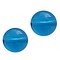 Glaskraal. 8mm. Blue Transparant voor het maken van sieraden en accessoires