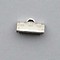 Bandklem. 5x13mm. Zilverkleurig voor sieraden en accessoires
