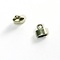 Eindkap met oogje. 7x4mm. Zilverkleurig voor sieraden en accessoires
