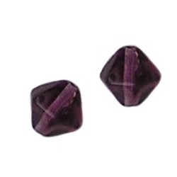 Glaskraal. 8mm. Piramide Amethist.